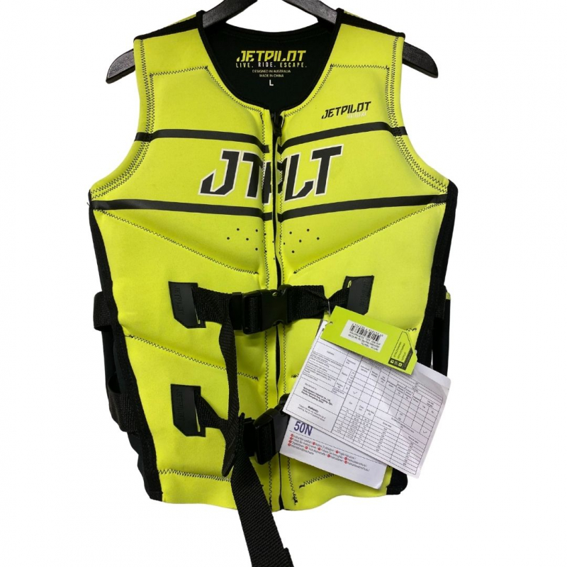 Jetpilot Matrix Race Pwc Neo Vest Iso 50 Black/yellow L